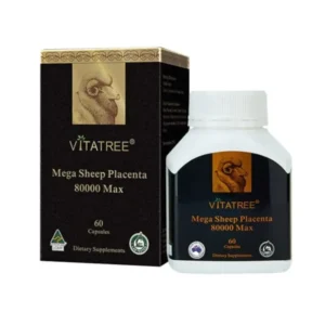 Viên Nhau Thai Cừu Vitatree Mega Sheep Placenta 80000 Max 60 Viên