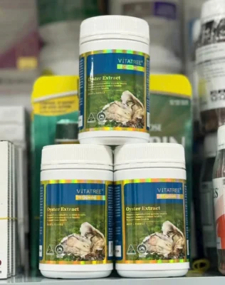 Tinh chất hàu Vitatree Oyster Extract 90 viên của Úc Viên Uống Hàu Biển Vitatree Oyster Extract 90 Viên