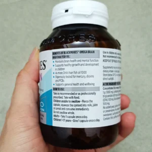 Viên bổ não Blackmores Omega Brain High DHA Fish Oil 60 viên