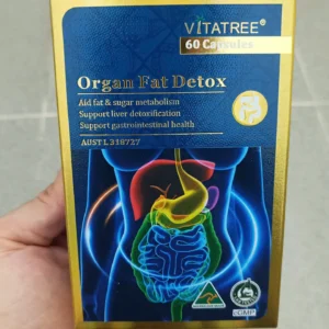 Viên uống thải độc mỡ nội tạng Vitatree Organ Fat Detox 60 viên của Úc Viên giảm mỡ nội tạng Vitatree Organ Fat Detox 60 viên của Úc