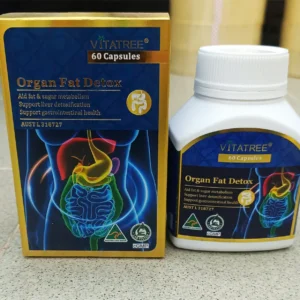 Viên uống thải độc mỡ nội tạng Vitatree Organ Fat Detox 60 viên của Úc Viên giảm mỡ nội tạng Vitatree Organ Fat Detox của Úc