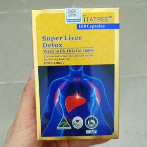 Viên uống bổ gan Vitatree Super Liver Detox 100 viên của Úc Viên uống bổ gan Vitatree Super Liver Detox 100 viên