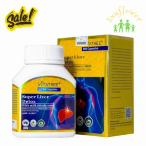 Viên uống bổ gan Vitatree Super Liver Detox 100 viên của Úc
