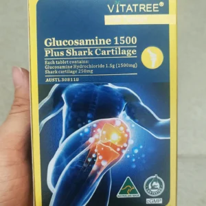 Viên uống bổ khớp Vitatree Glucosamine 1500mg Plus Shark Cartilage 100 viên của Úc Viên uống bổ khớp Vitatree Glucosamine 1500 Plus Shark Cartilage 100 viên
