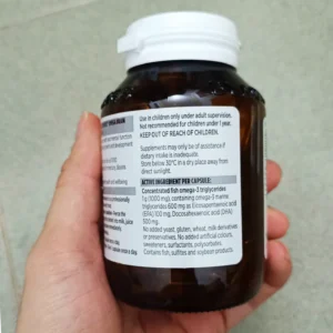Viên uống bổ não Omega Blackmores Brain High DHA Fish Oil
