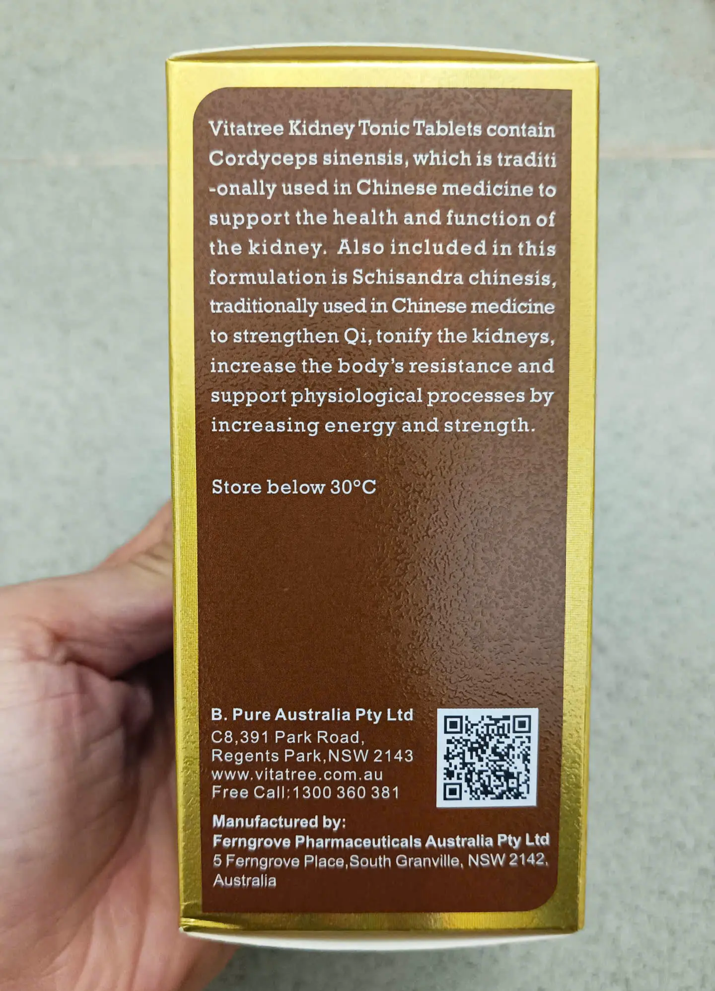 Viên uống bổ thận Vitatree Kidney Tonic 100 viên của Úc Viên uống bổ thận Vitatree Kidney Tonic 100 viên của Úc