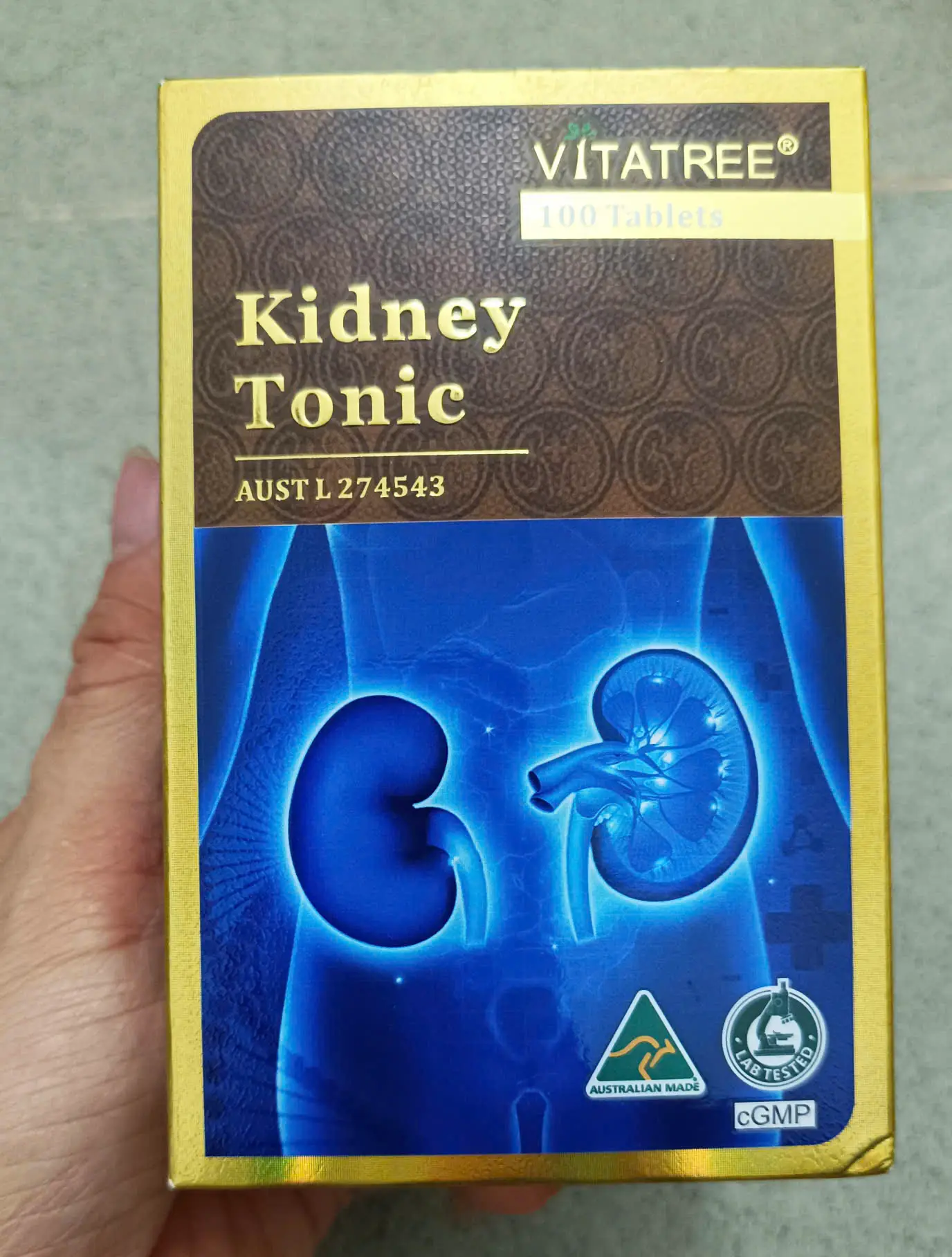 Viên uống bổ thận Vitatree Kidney Tonic 100 viên của Úc Viên uống hỗ trợ thận Vitatree Kidney Tonic 100 Tablets