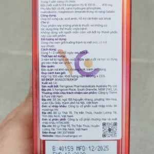 Viên uống tăng cường sinh lý nam Vitatree Essence Of Kangaroo 40000 Max