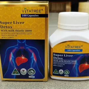 Viên uống bổ gan Vitatree Super Liver Detox 100 viên của Úc Viên uống thải độc gan Vitatree Super Liver Detox 100 viên