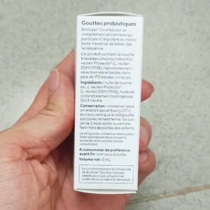 Biogaia Probiotic Men tiêu hoá dạng tuýp cho bé 5ml ( Pháp)