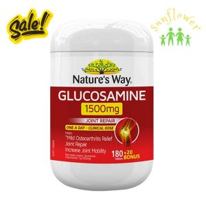 Bổ khớp Nature's Way Glucosamine HCL 1500mg 200 viên của Úc