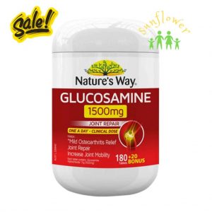 Bổ khớp Nature's Way Glucosamine HCL 1500mg 200 viên của Úc