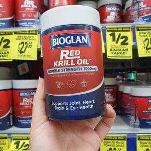 Dầu Nhuyễn thể Omega 3 Bioglan Red Krill Oil 60 viên