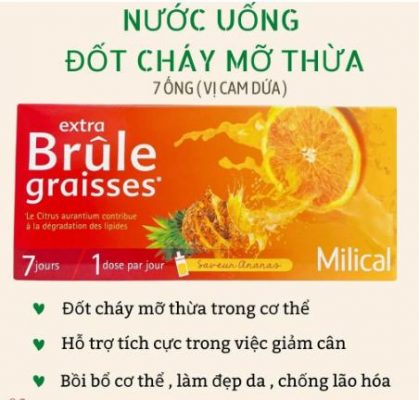 Detox Milical Extra Brule Graisses của Pháp