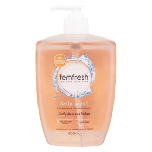Dung dinh vệ sinh Femfresh Daily Wash (cam) - size lớn 600ml bản Úc