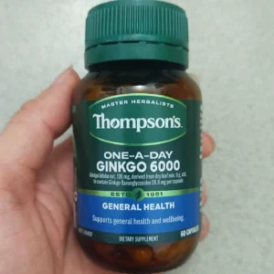 Bổ não Thompson's One-A-Day Ginkgo 6000mg 60 viên của Úc Hoạt huyết dưỡng não Thompson's One A Day Ginkgo 6000 mg