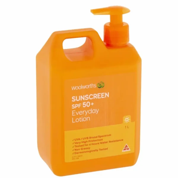 Kem Chống Nắng Woolworths Sunscreen SPF 50+ Everyday Lotion 1 Lít