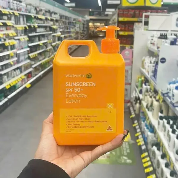 Kem chống nắng Woolworths Everyday Sunscreen Spf 50+ 1 Lít