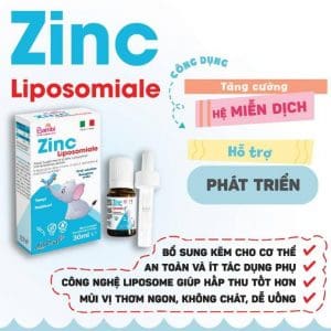 Kẽm sinh học dạng giọt Bambi ZinC Liposomiale 30ml