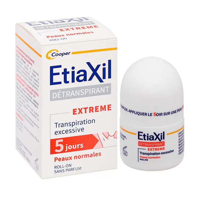 Lăn khử mùi EtiaXil Detranspirant 15ml của Pháp Lăn Khử Mùi Etiaxil Detranspirant Aisselles Normales 15ml cho da thường
