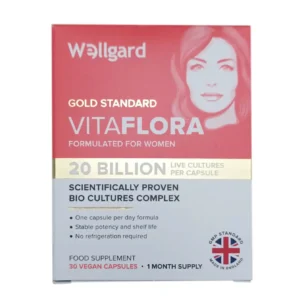 Men phụ khoa Vitaflora 20 Billion Wellgard 30 viên của Anh