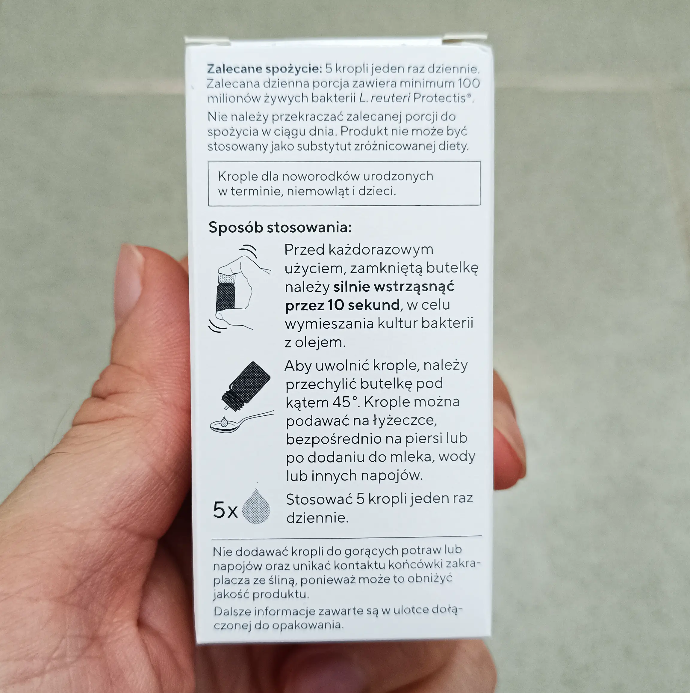 Men vi sinh BioGaia Protectis Baby của Ba Lan 5ml lọ thủy tinh Men vi sinh BioGaia Ba Lan Protectis Baby 5ml