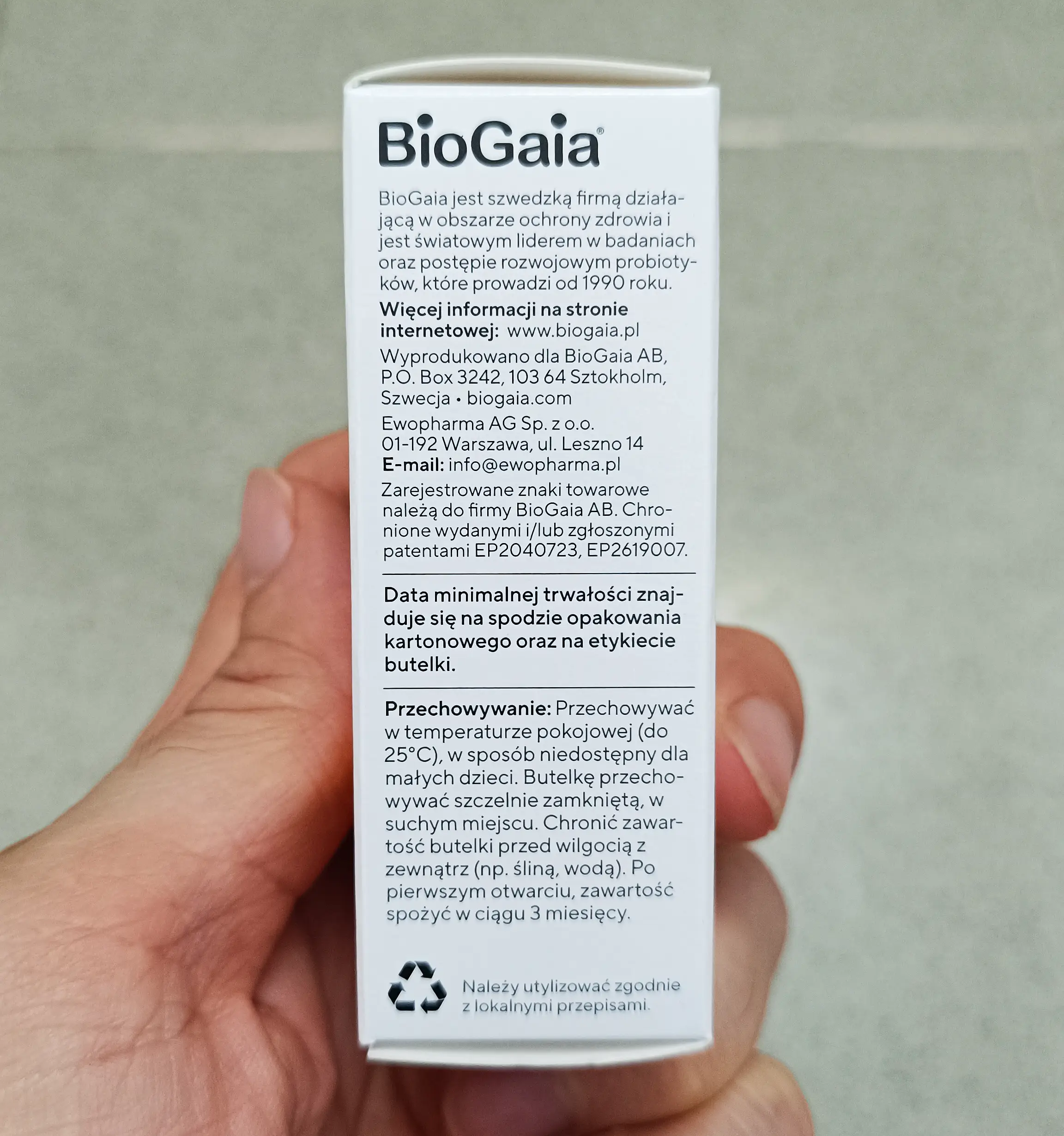 Men vi sinh BioGaia Protectis Baby của Ba Lan 5ml lọ thủy tinh Men vi sinh BioGaia Ba Lan Protectis Baby chai 5ml