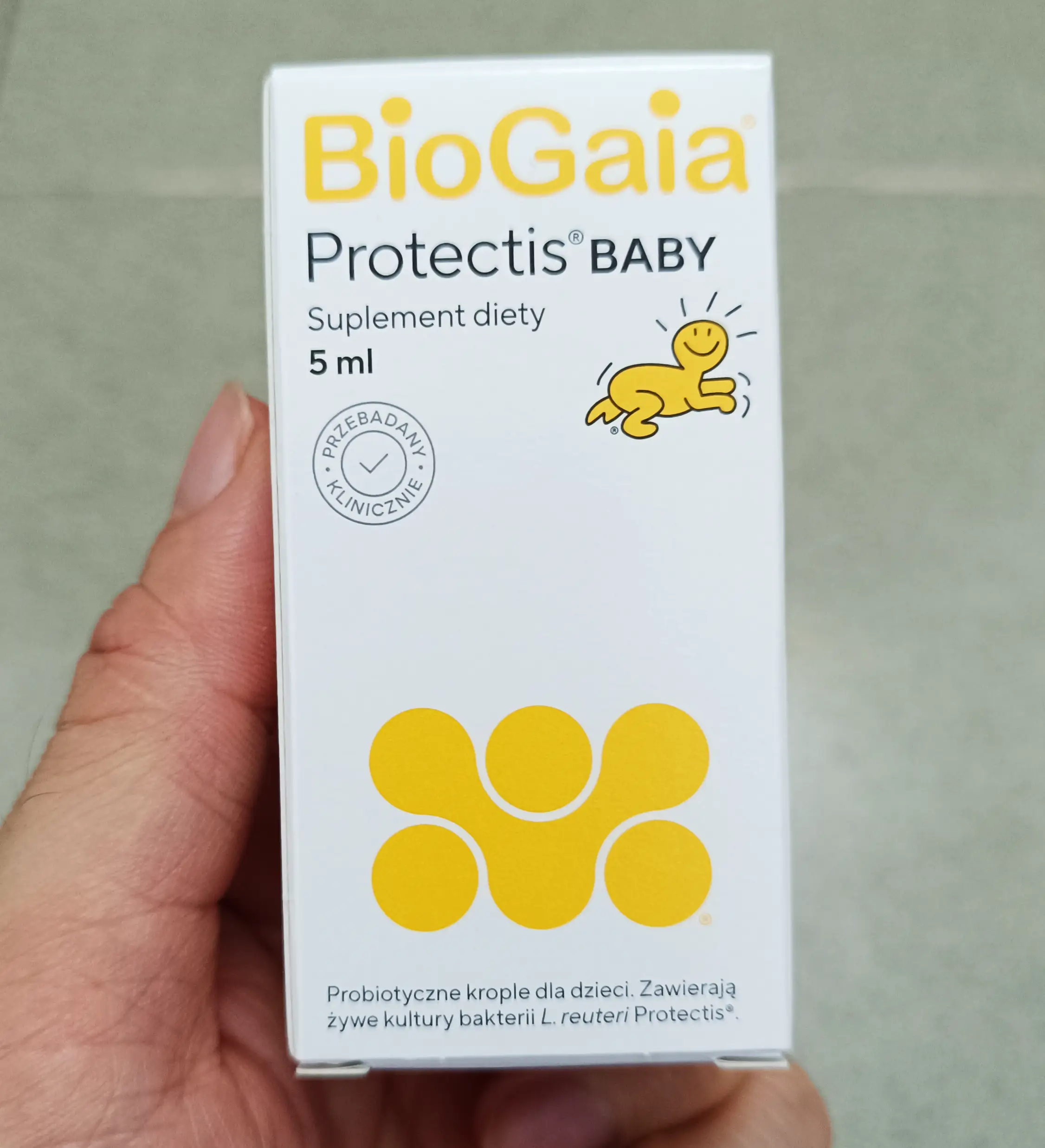 Men vi sinh BioGaia Protectis Baby của Ba Lan 5ml lọ thủy tinh Men vi sinh BioGaia Protectis Baby chai 5ml Ba Lan cho bé