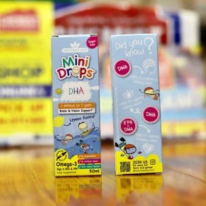 Mini DHA Drops Natures Aid 50ml cho bé từ 3 tháng tuổi