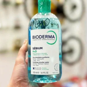 Nước tẩy trang Bioderma Sebium H20 500ml của Pháp Nước Tẩy Trang Bioderma Sébium H2O Dành Cho Da Dầu, Hỗn Hợp 500ml