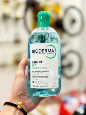 Nước tẩy trang Bioderma Sebium H20 500ml của Pháp Nước Tẩy Trang Bioderma Sébium H2O Dành Cho Da Dầu, Hỗn Hợp 500ml