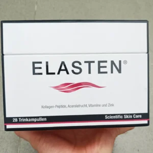 Nước uống Collagen Elasten thủy phân 28 Ống x 25ml của Đức Nước uống Collagen Elasten hộp 28 ống của Đức