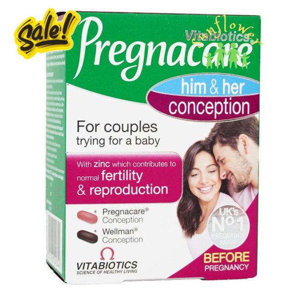 Pregnacare Him Her Conception 60 viên vitamin tăng thụ thai