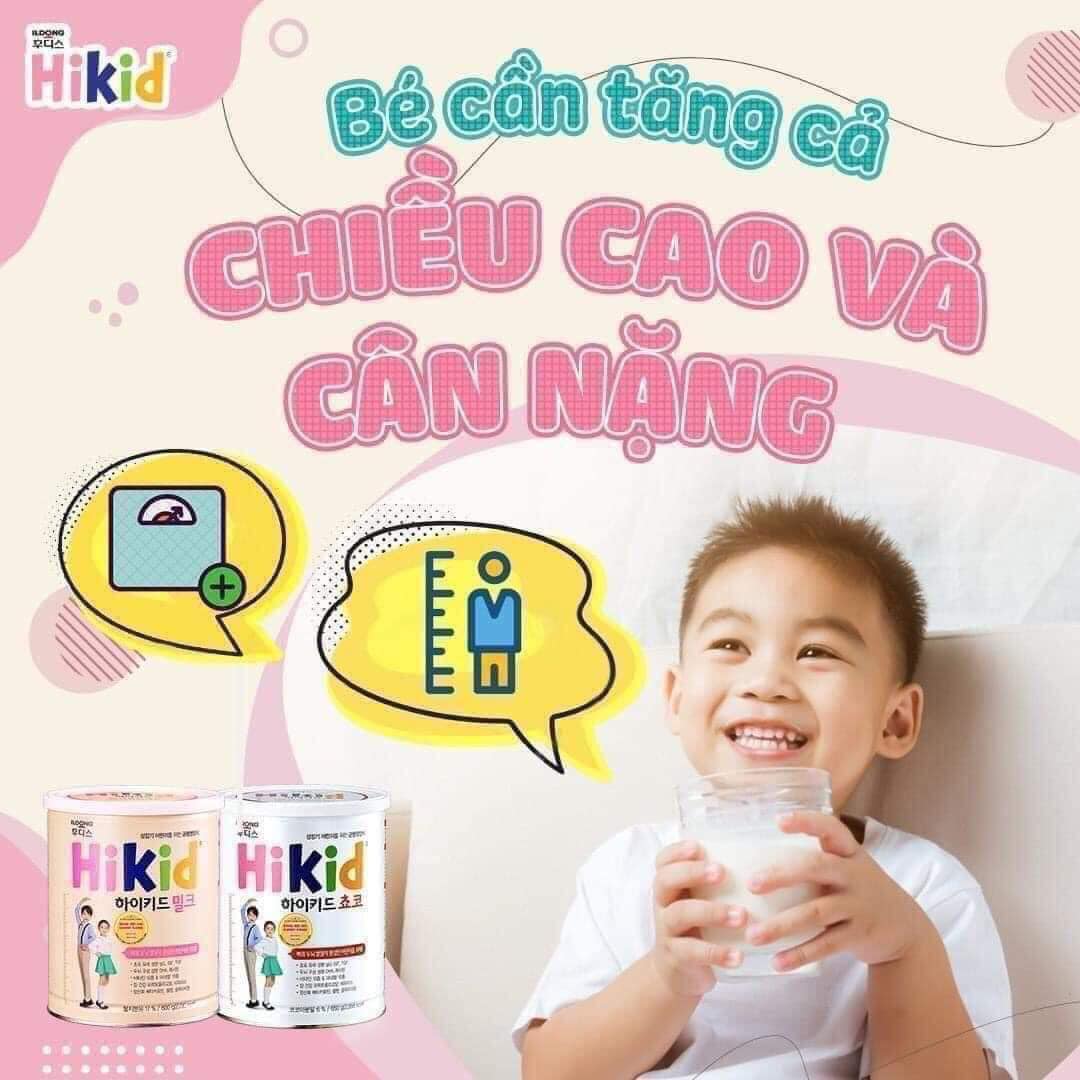 Sữa Dê Hikid Hàn Quốc 650g cho bé từ 1 đến 9 tuổi Sữa Dê Hikid Hàn Quốc 650g