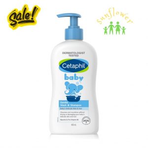 Sữa tắm gội cho bé Cetaphil Baby Gentle Wash & Shampoo 400ml