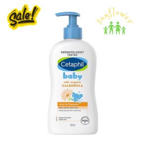 Sữa tắm gội hữu cơ cho bé Cetaphil Baby Wash And Shampoo With Organic 400ml