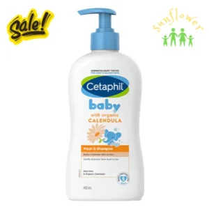 Sữa tắm gội hữu cơ cho bé Cetaphil Baby Wash And Shampoo With Organic 400ml