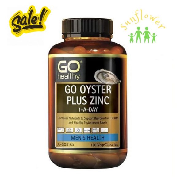 Tinh chất hàu GO Healthy go oyster plus zinc 120 viên của Úc