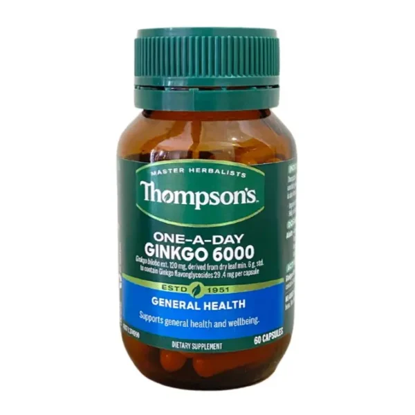 Thuốc bổ não Thompson's one-a-day Ginkgo 6000mg Úc