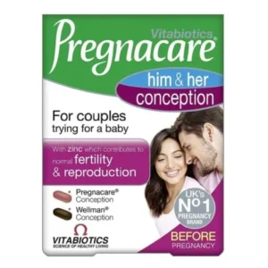 Thuốc hỗ trợ thụ thai Pregnacare Him & Her 60 viên