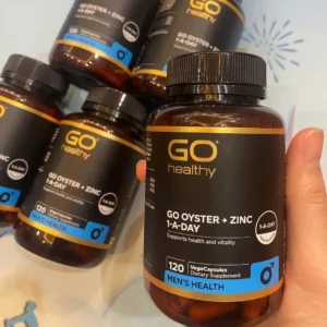 Viên Uống Tinh Chất Hàu Hỗ Trợ Sinh Lý Nam Go Healthy Oyster Plus Zinc 1- A-Day Úc 120 Viên