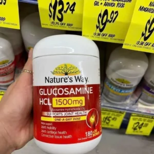 Viên uống Nature’s Way Glucosamine HCL 1500mg của Úc 200 viên