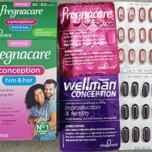 Viên uống Pregnacare Conception Him Her 60 viên của Anh Quốc