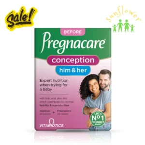 Viên uống Pregnacare Him Her Conception 60 viên của Anh Quốc