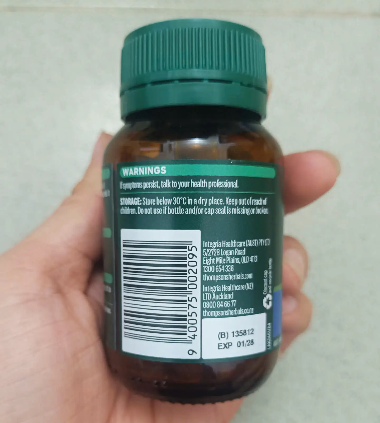 Bổ não Thompson's One-A-Day Ginkgo 6000mg 60 viên của Úc Viên uống bổ não Thompson's Ginkgo 6000mg 60 viên