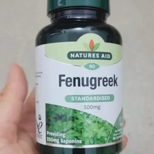 Viên uống lợi sữa cỏ cà ri Fenugreek 500mg Natures Aid 90 viên của Anh Viên uống cỏ cà ri Fenugreek 500mg Natures Aid 90 viên