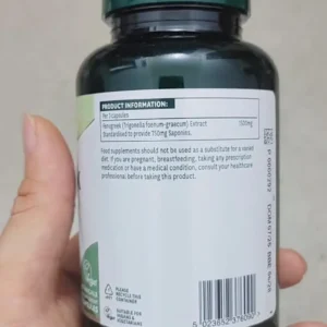 Viên uống lợi sữa cỏ cà ri Fenugreek 500mg Natures Aid 90 viên của Anh Viên uống lợi sữa cỏ cà ri Fenugreek 500mg Natures Aid 90 viên