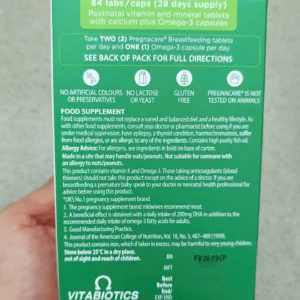 Vitamin Pregnacare Breast-Feeding cho mẹ sau sinh (84 viên)