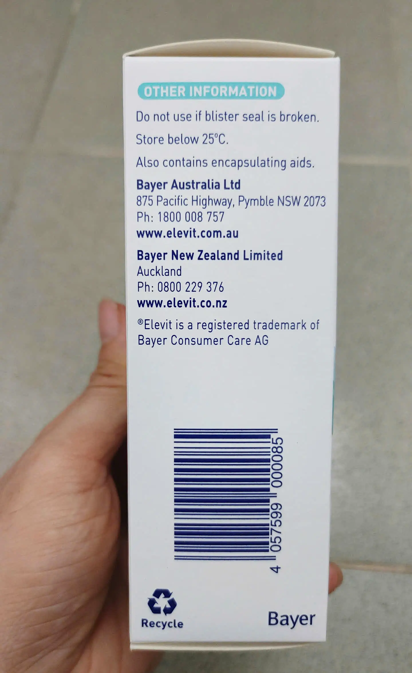 Vitamin Elevit Breastfeeding 60 viên cho mẹ sau sinh của Úc Vitamin cho phụ nữ sau sinh và cho con bú Elevit Breastfeeding của Úc