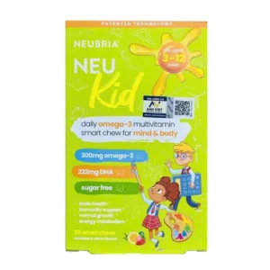 Vitamin tổng hợp Neubria Neu kid Anh tích hợp Omega DHA